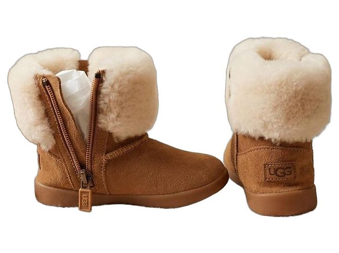 UGG Jorie Kids' Lined Boots - Chestnut Brown