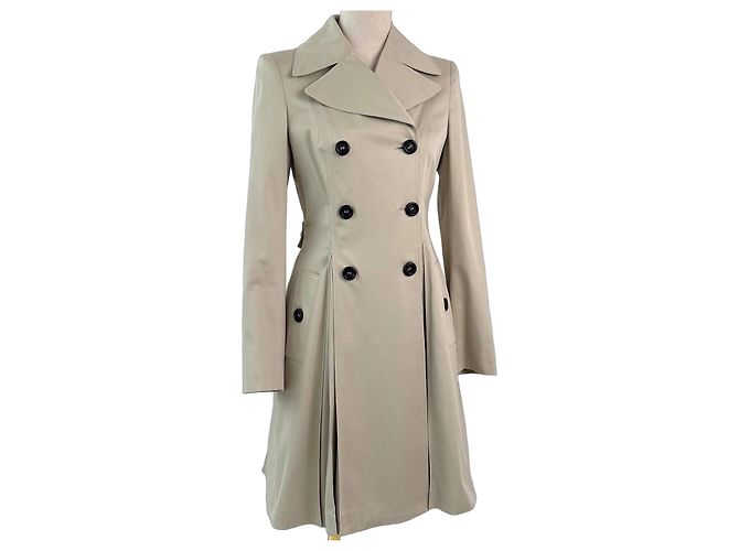 Trench Coat Burberry em algodão bege