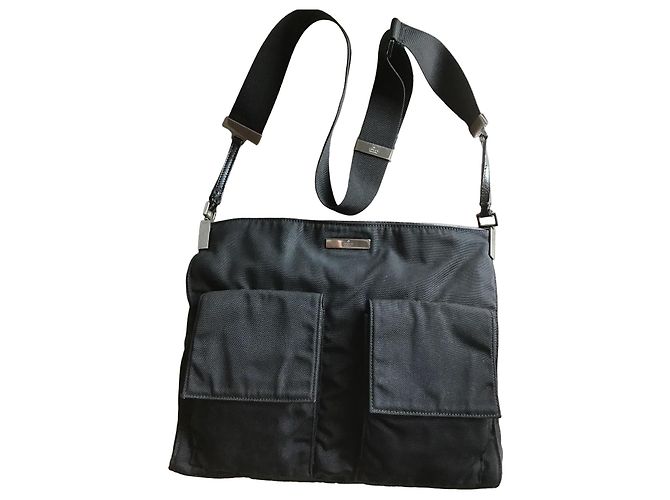Sac Messager Gucci Nylon Ère Tom Ford Noir