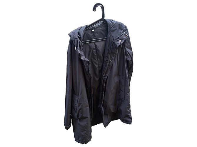 Schwarze Burberry Jacke mit Kapuze