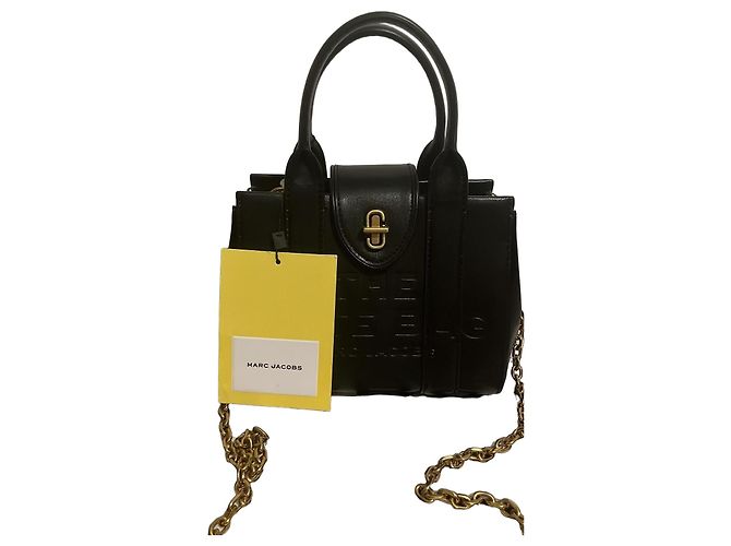 Borsa Marc Jacobs The Tote Bag in pelle nera Nero