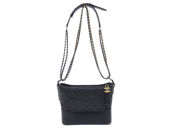 Borsa a tracolla Chanel Gabrielle Line AS1521 Nero