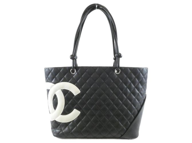 Borsa Chanel Cambon Line 25169 Nero Bianco