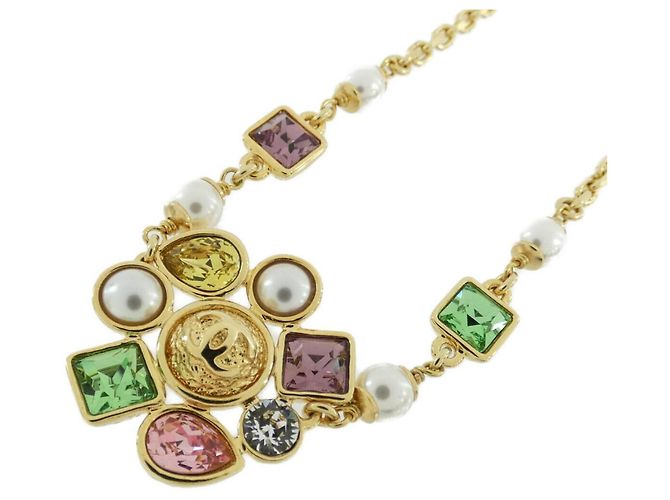 Collar Chanel ABG987 Multicolor Dorado