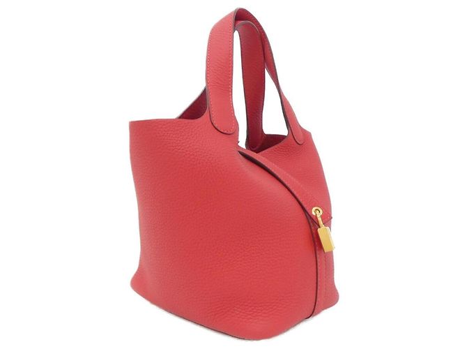 Hermès Borsa Hermes Picotin Lock PM Rosso