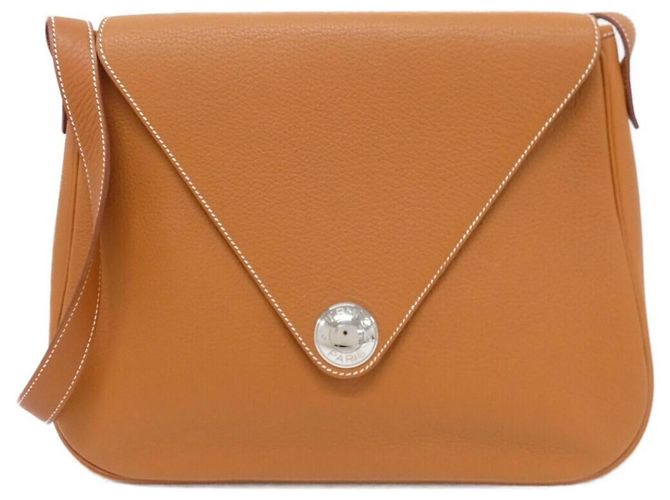 Hermès Bolsa de Ombro Hermes Christine Marrom