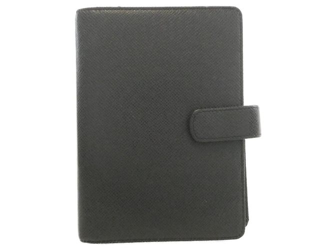 Louis Vuitton Taiga Agenda MM Organizer Grey Dark grey