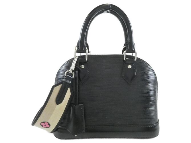 Louis Vuitton Epi Alma BB Handtasche Schwarz
