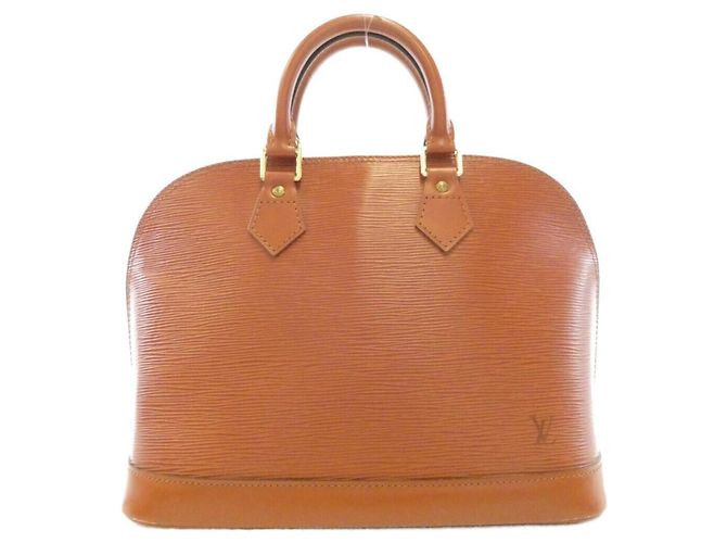 Bolsa Louis Vuitton Epi Alma PM Marrom