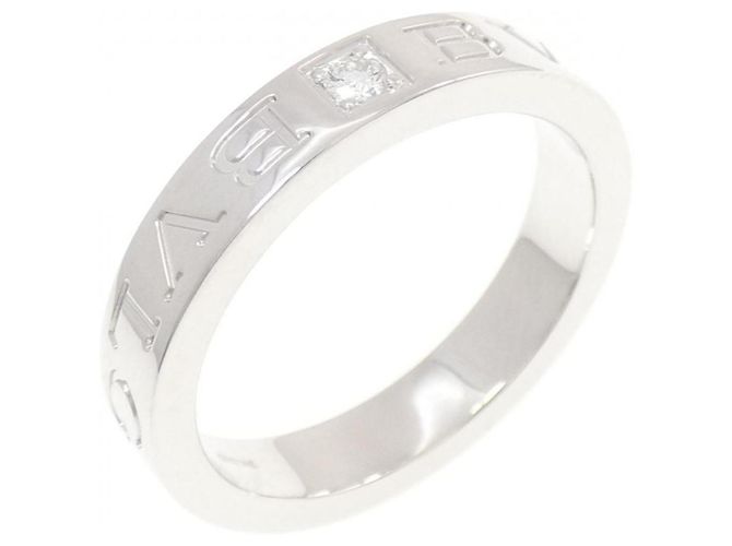 Bulgari Anello Bvlgari B.zero1 in oro bianco e diamanti D'oro
