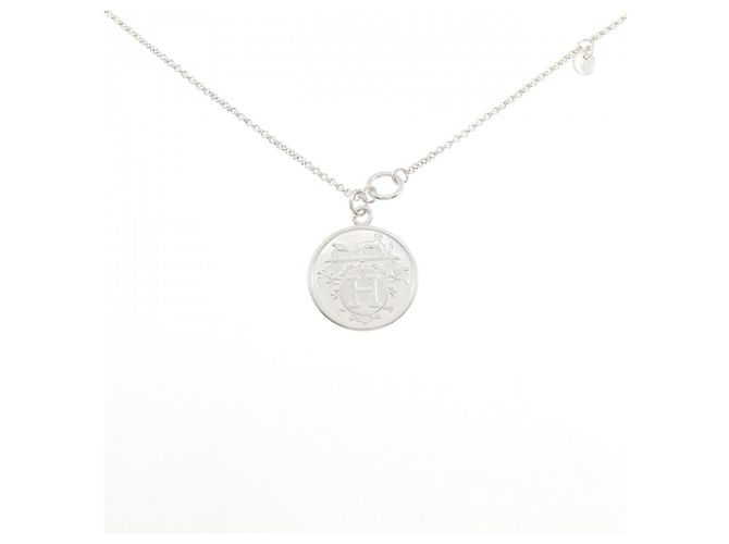 Collana Hermès Ex-Libris MM Argento D'oro