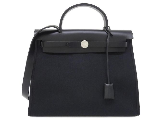 Hermès Sac à main Hermes Herbag Zip PM Noir