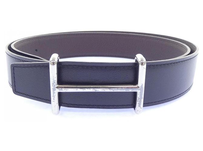 Hermès Hermes Idem 32mm Reversible Belt Black