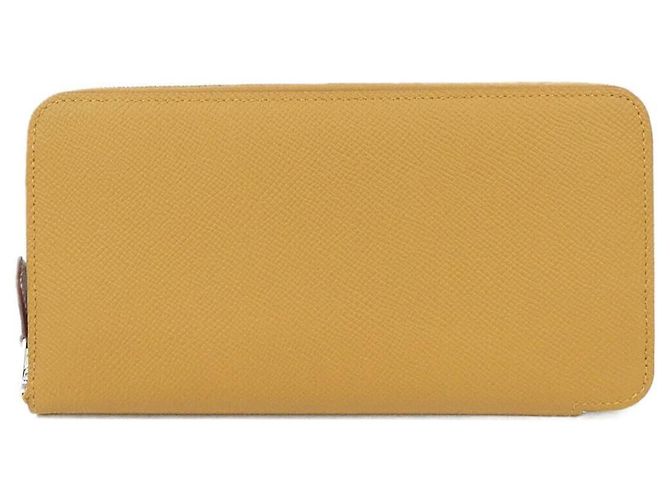 Hermès Cartera de seda Hermes COLLIER DE CHIEN Castaño