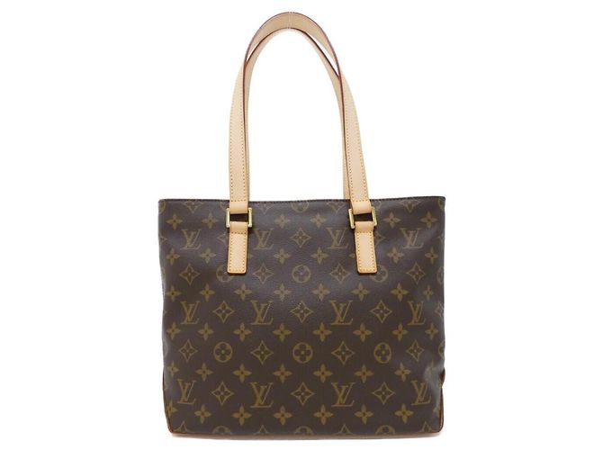 Borsa Louis Vuitton Monogram Cabas Piano Marrone