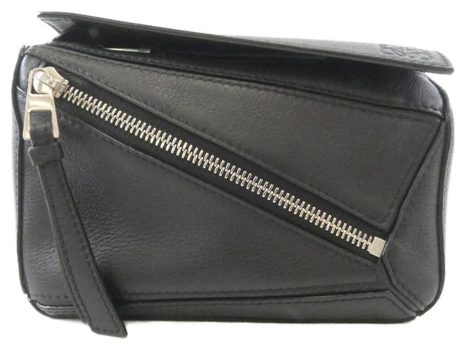 Loewe Puzzle Bum Bag Mini Nero