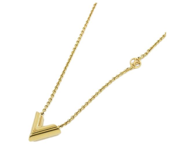 Collana Essential V Louis Vuitton D'oro