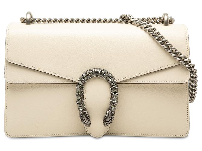 Borsa a tracolla Gucci Dionysus in pelle di vitello bianca Medium Bianco