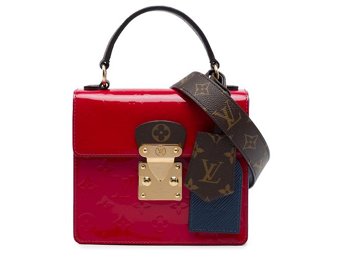 Louis Vuitton Red Monogram Vernis Spring Street Rouge
