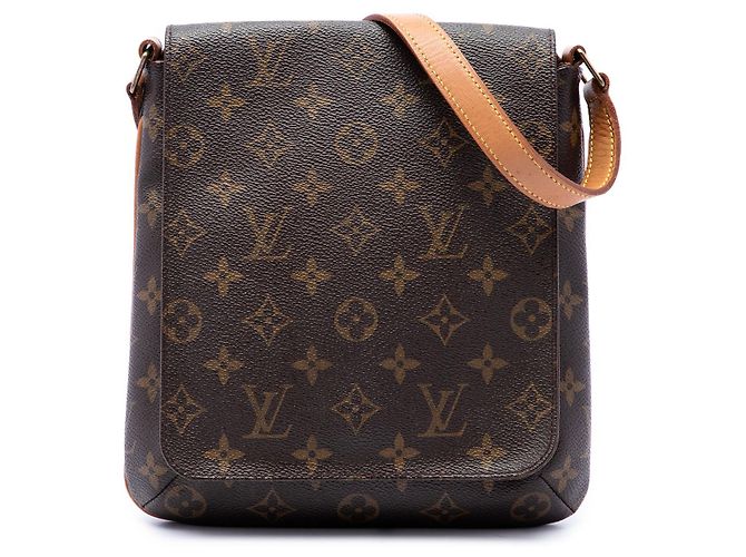 Louis Vuitton Brown Monogram Musette Salsa PM Short Strap Marrom