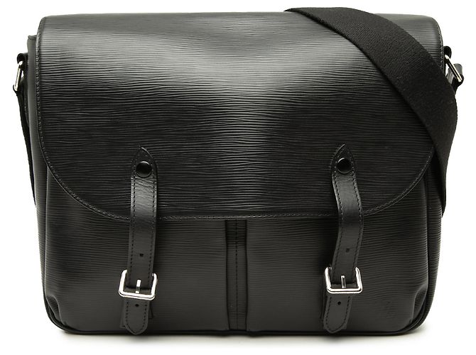 Louis Vuitton Black Epi Christopher Messenger Noir