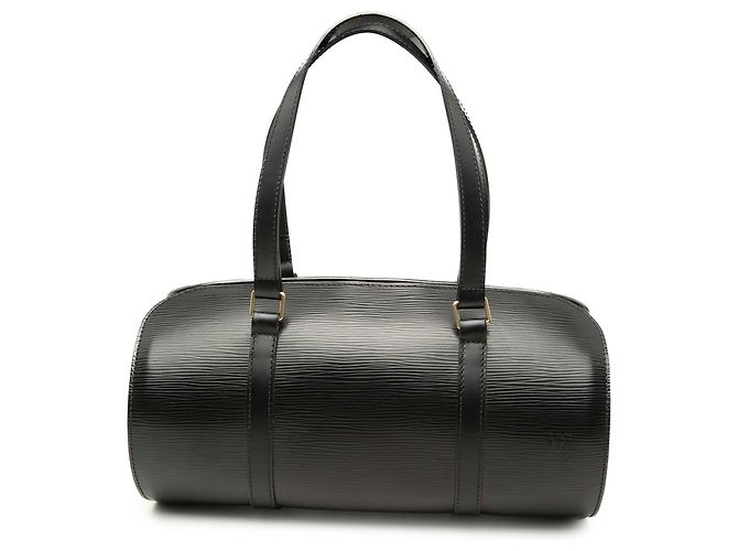 Louis Vuitton Black Epi Soufflot Noir