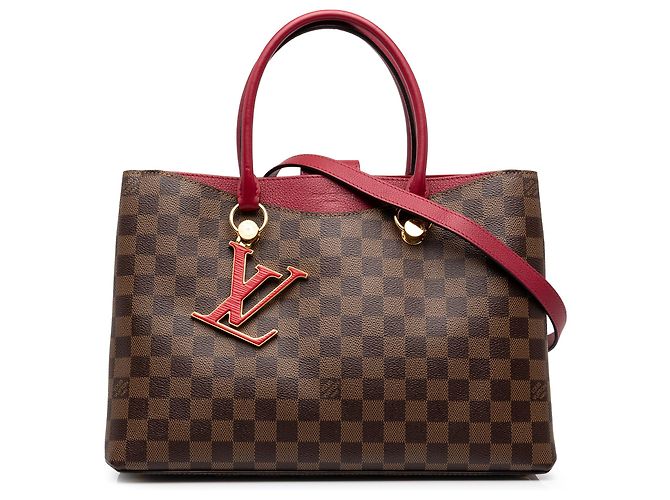 Louis Vuitton Brown Damier Ebene Riverside Marrom