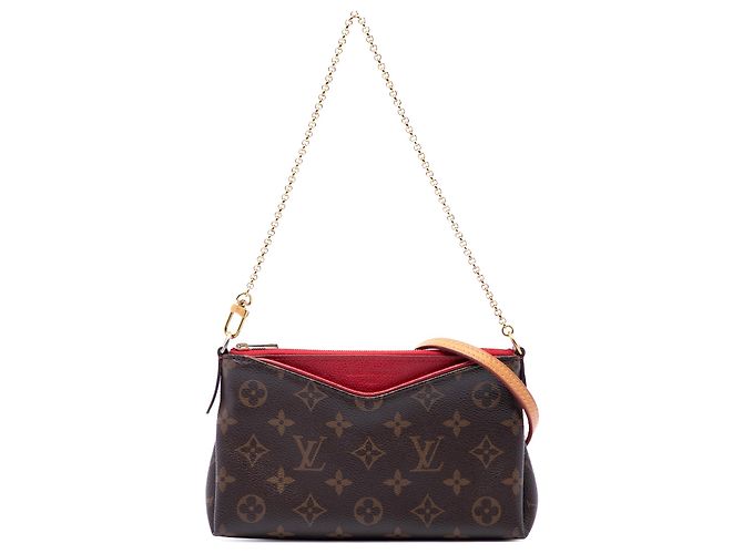 Pochette Louis Vuitton Brown Monogram Pallas