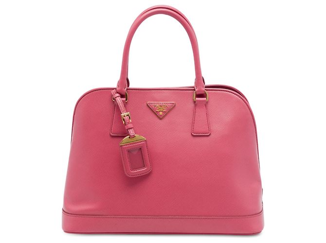 Sac Promenade Prada Pink Large Saffiano Lux Open Rose