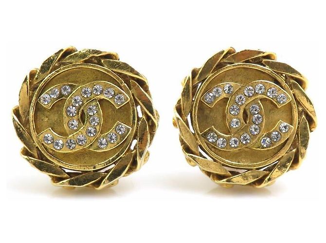 Orecchini a clip Chanel Gold D'oro