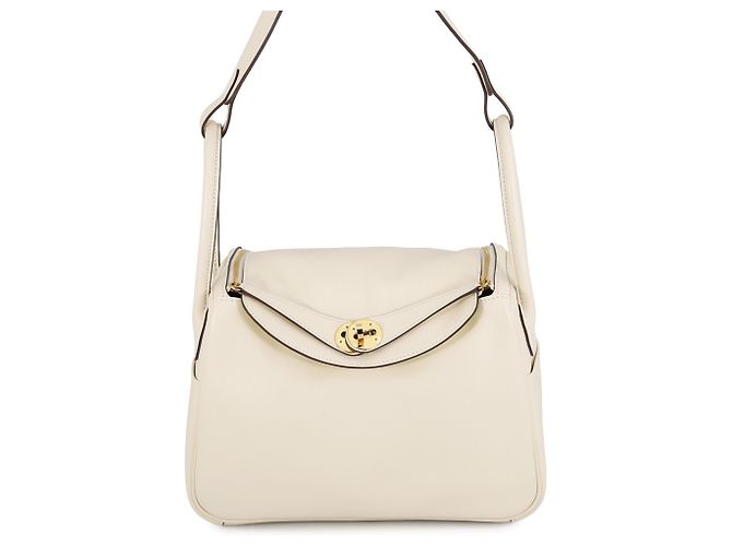 Hermès Bolsa Hermes Lindy 26 Verso Cle Lime Swift Dourado