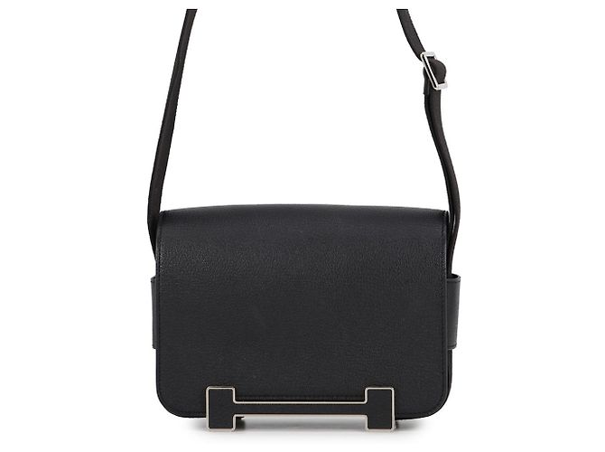 Hermès Sac à épaule Hermes Geta en Chevre Mysore noir
