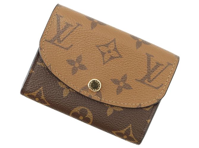 Louis Vuitton Monogram Reverse Coin Purse Black