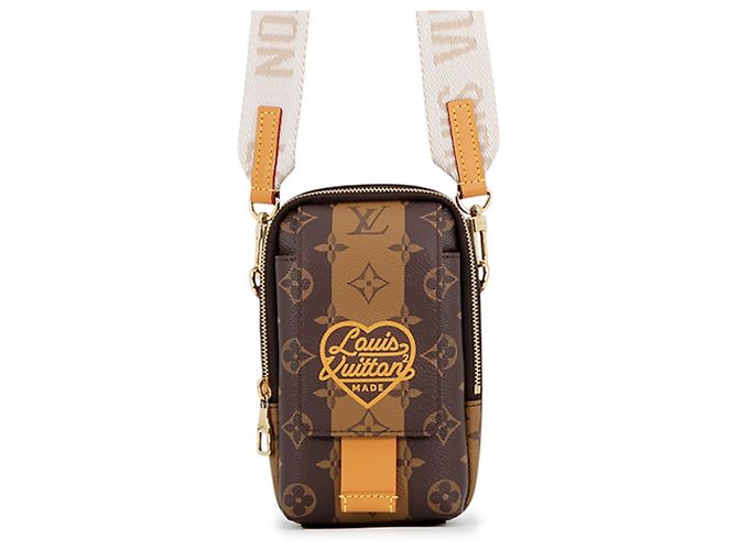 Louis Vuitton Monogram Shoulder Bag Brown