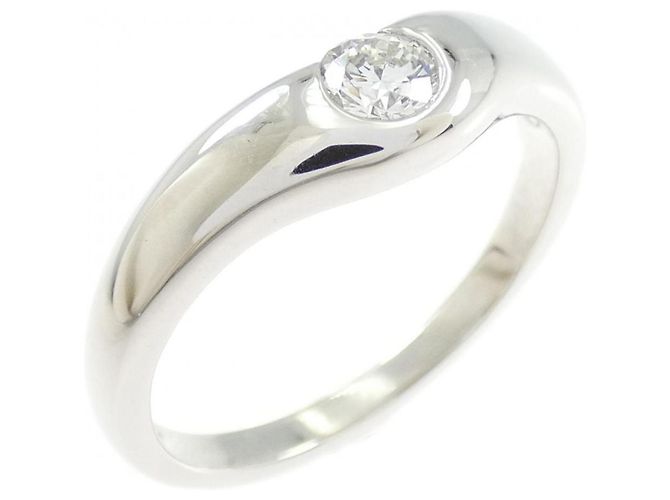Autre Marque Tiffany Gebogener Ring aus Platin