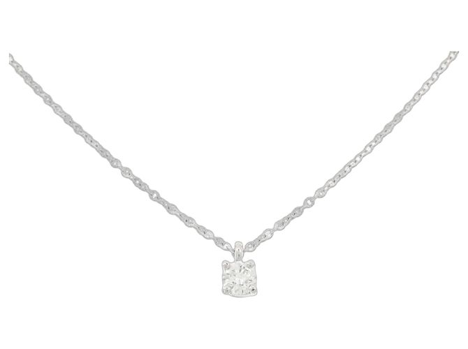 Autre Marque Tiffany Solitär-Halskette
