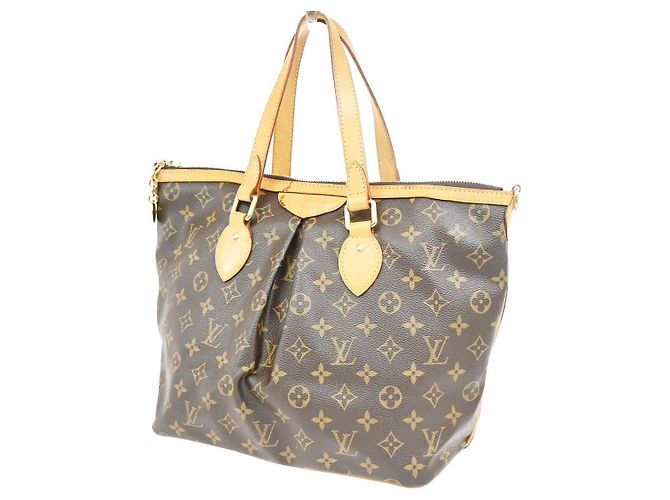 Louis Vuitton Palermo Monogram Canvas PM Marrone