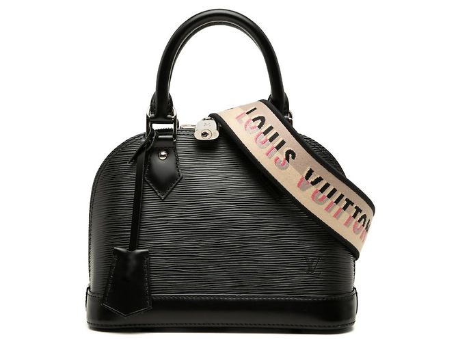 Borsa Louis Vuitton Epi Alma BB Nero