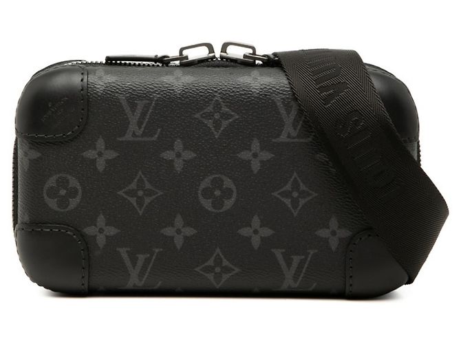 Borsa a tracolla clutch Louis Vuitton Monogram Eclipse Horizon Nero