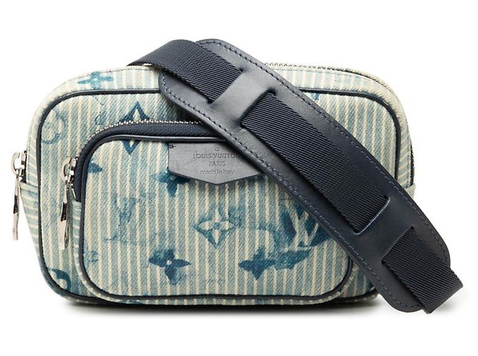 Borsa Pochette Louis Vuitton Monogram Watercolor Blu Blu navy
