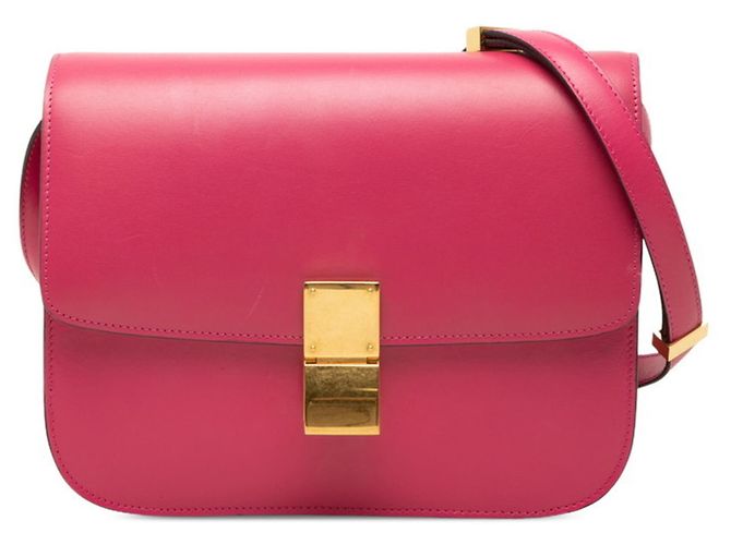 Céline Borsa a tracolla Celine Classic Box Rosa