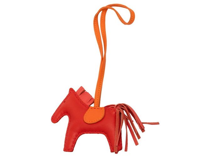 Hermès Hermes Rodeo PM Accessory Bag Charm Rot Orange