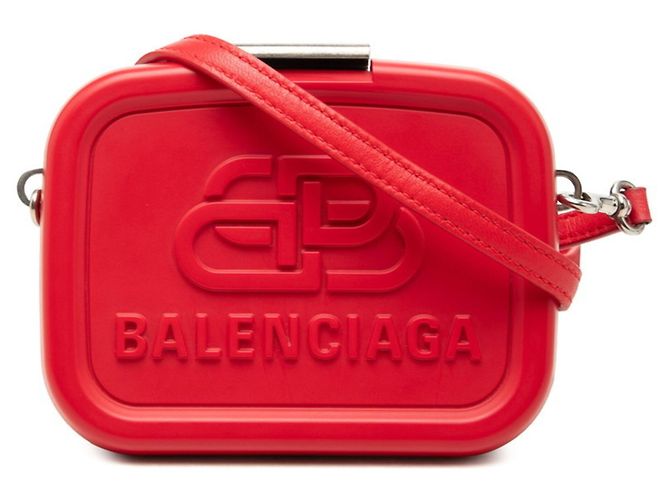 Borsa a tracolla Balenciaga Lunchbox Mini Case Rosso