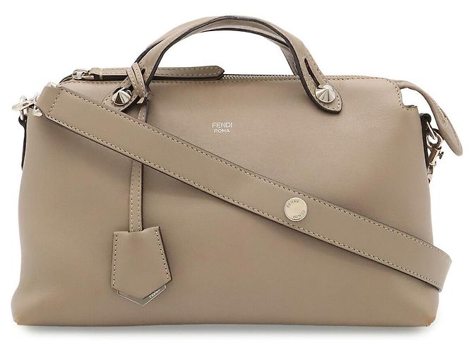 Borsa a tracolla Fendi By The Way Medium Marrone Beige