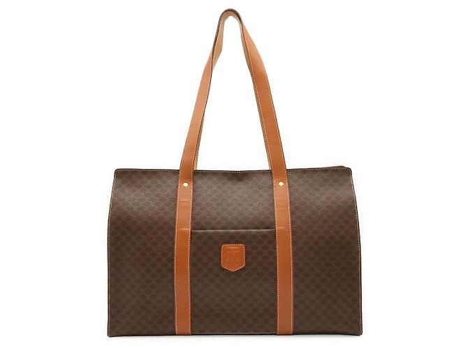 Edge Céline Saco Tote Celine Macadam Marrom
