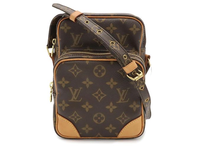 Borsa a tracolla Louis Vuitton Monogram Amazon Marrone