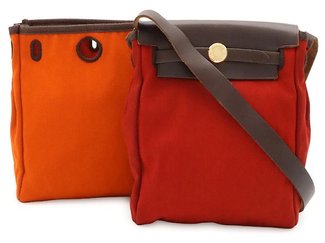 Hermès Bolsa Hermes Aile TPM Shoulder Pouch Multicor