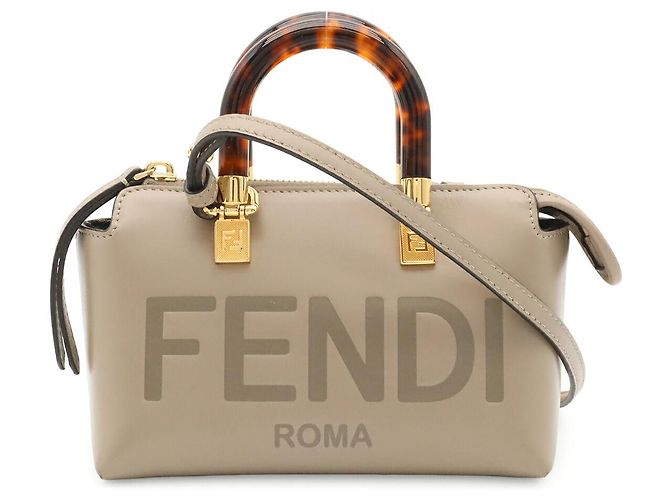 Borsa Fendi By The Way Mini Marrone Beige