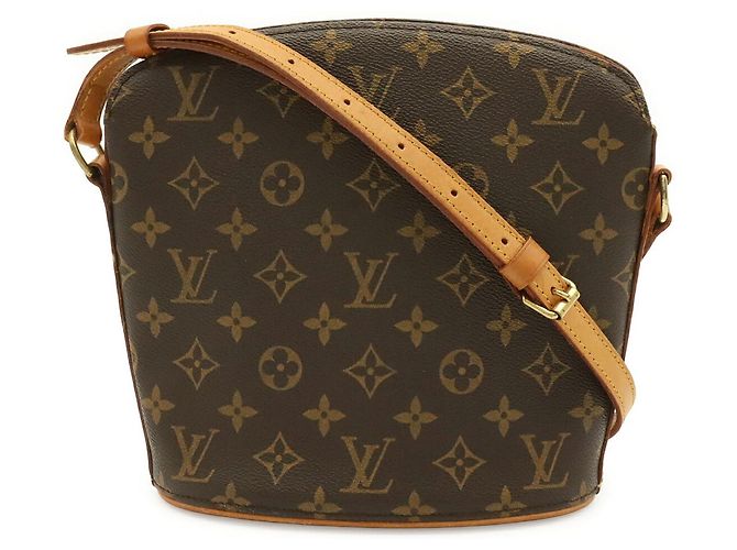 Bolsa de Ombro Louis Vuitton Drouot Marrom