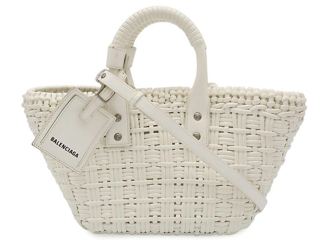 Balenciaga Bistro Handtasche Weiß